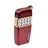 Baofa Metal Cigarette Lighter Butane Lighter with Pearls (Red)