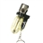 Compact 1300-C Transparent Windproof Butane Jet Cigarette Lighter with Key Chain