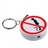 No Pissing on Closestool Sign Cigarette Lighter Butane Lighter with Keychain (White)