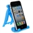 Multifunctional Folding Anti-skid Cellphone Holder with Adjustable Back Angle for iPhone iPad  (Blue)