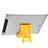 Multifunctional Folding Anti-skid Cellphone Holder with Adjustable Back Angle for iPhone iPad (Yellow)