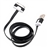 Portable 1M Flat Noodle Style USB Sync Data & Charging Cable for iPad /iPhone /iPod (Black) 
