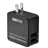 Portable US-plug Dual USB Universal Wall Power Adapter Charger for iPad /iPhone /iPod /PSP /MP4 /Mobile Phones (Black) 