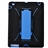 Cool Robot Style Hard Protective Back Case Cover with Stand for The new iPad (Black & Blue)