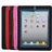 Cool Robot Style Hard Protective Back Case Cover with Stand for The new iPad (Black & Red)