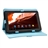 Durable PU Protective Case Cover with Magnetic Closure for 10-inch Tablet PC (Sky-blue) 