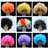 Fluffy Hair Cosplay Wig Hairpiece - Explosion Head (Orange)