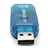 Good Quality USB 2.0 Port 3D Sound Card Audio Card (Blue)