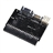 High Quality 2 Port SATA HDD to 40 Pin IDE with Power Adapter Cable