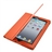 Lichee Pattern PU Leather Protective Case Cover with Stand for The new iPad (Orange)