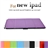 Ultra-thin Magnetic Smart PU Protective Case Cover with Sleep/Wake-up Function & Stand for iPad 2 /The new iPad (Purple)