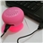 Lepa KDM828 Silicone Sucker Stand Style Hands-free Mini Bluetooth Speaker with MIC for iPhone /iPad /Cellphones (Pink)