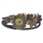 Retro Style Butterfly Pendant Decor Bracelet Women's Quartz Wrist Watch with Round Dial (Coffee)