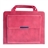 Stylish Crazy Horse Pattern PU Protective Handbag Case Cover with Stand for iPad 2 /The new iPad /iPad 4 (Rosy)