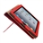 Stylish Monroe's Lips Style PU Magnetic Flip Case with Card Holder & Stand for iPad 2 /The new iPad /iPad 4 (Red)