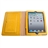 Stylish Monroe's Lips Style PU Magnetic Flip Case with Card Holder & Stand for iPad 2 /The new iPad /iPad 4 (Yellow)