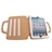 360-degree Rotating Stand PU Protective Handbag Case Cover with Shoulder Strap for iPad 2 /The new iPad /iPad 4 (White)