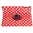5-in-1 Dots PU Flip Case & Stylus Pen & Screen Guard & 30pin USB Data Cable & Cloth Set for iPad 3 /iPad 2 (Red)