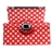 5-in-1 Dots PU Flip Case & Stylus Pen & Screen Guard & 30pin USB Data Cable & Cloth Set for iPad 3 /iPad 2 (Red)
