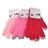 Universal 3-finger Capacitive Touch Screen Knitted Gloves Warm Gloves for iPad /iPhone - 3 pairs/set (Pink+Rosy+Carmine)