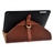4-in-1 Briefcase Style 360-degree Rotating Stand Sleep/Wake-up Smart PU Cover Set for iPad Air /iPad 5 (Coffee+Black)
