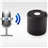 778S Cylinder Shaped Mini Wireless Bluetooth Speaker with Microphone for iPad /iPhone /iPod /Mobile Phones (Black) 