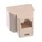 RJ45 8-pin 1 Female to 2 Female Ethernet Network Cable Extension Coupler Connector (Beige)