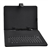 10.1-inch Tablet PC 80-keys USB Keyboard PU Protective Case with 3 Capacitive Touch Stylus Pens 