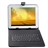 Universal Micro USB Keyboard PU Protective Magnetic Flip Case with Stand for 9.7-inch Tablet PC (Black)