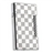 Fashion Check Pattern Windproof Metal Refillable Cigarette Lighter (Silver)