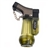 Novelty Grenade Shaped Windproof Double-fire Refillable Butane Cigarette Lighter (Random Color)