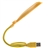 Novelty Banana Shaped Flexible Neck Style USB 14-LED Energy-saving Light Lamp for PC /Laptop /Notebook (Yellow)