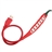 Novelty Chili Shaped Flexible Neck Style USB 7-LED Energy-saving Light Lamp for PC /Laptop /Notebook (Red)
