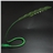 Novelty Pea Shaped Flexible Neck Style USB 7-LED Energy-saving Light Lamp for PC /Laptop /Notebook (Green)