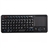 Rii RT-MWK06 I6 2.4GHz Wireless UK-layout Mini Keyboard & Mouse Combo with Remote Controller & Touchpad (Black)