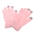Universal 3-finger Capacitive Screen Touching Gloves Elastic Winter Warm Gloves (Pink)