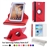 4-in-1 PU Flip Case & Stylus Pen & Screen Guard & Cloth Set for Samsung Galaxy Note 8.0 N5100 /N5110 /N5120 (Red)