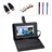  7-inch Tablet PC Black USB Keyboard PU Case & 6pcs Anti-dust 3.5mm-plug Stoppers & 3pcs Capacitive Stylus Pens Set 