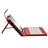 7-inch Tablet PC Red USB Keyboard PU Case & 6pcs Anti-dust 3.5mm-plug Stoppers & 3pcs Capacitive Stylus Pens Set 