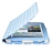 4-in-1 PU Case & Screen Guard & Stylus Pen & Cloth Set for Samsung Galaxy Tab 2 7.0 P3100 /P3110 /P3113 (Sky-blue)