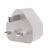 Portable 5V/2A Dual USB Output UK-plug AC Power Adapter Charger (White)