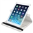 4-in-1 360-degree Rotating Stand Litchi Texture PU Folio Flip Case Cover Set for iPad Air 2 /iPad 6 (White)