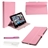 3-in-1 Universal Folding PU Flip Case Cover Stand Set for 10.1-inch Tablet PC (Pink)