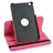 4-in-1 360-degree Rotating Stand Smart PU Flip Case Cover Set for Samsung Galaxy Tab 3 8.0 T310/T311/T315 (Rosy)