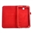 4-in-1 Litchi PU Case & Stylus Pen & Screen Guard & Cloth Set for Samsung Galaxy Tab 3 7.0 P3200/P3210/T210/T211 (Red)