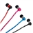 1.2M Zipper Style 3.5mm-plug In-ear Stereo Earphones with Microphone for iPhone /iPad /iPod /Cellphone (Black)