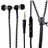 1.2M Zipper Style 3.5mm-plug In-ear Stereo Earphones with Microphone for iPhone /iPad /iPod /Cellphone (Black)
