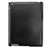4-in-1 Crazy Horse Pattern Folding Smart PU Flip Case Cover Stand Set for iPad 4 /iPad 3 /iPad 2 (Black)