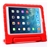 Multi-functional Children Kids Safe Shockproof Soft EVA Foam Protective Back Case Cover with Handle Stand for iPad Air 2 /iPad 6 (Red)