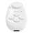 Portable 2-in-1 Wireless Bluetooth Gamepad & Camera Self-Timer Selfie Shutter Remote for iPhone /iPad /Android Phones & Tablets /PC (White)